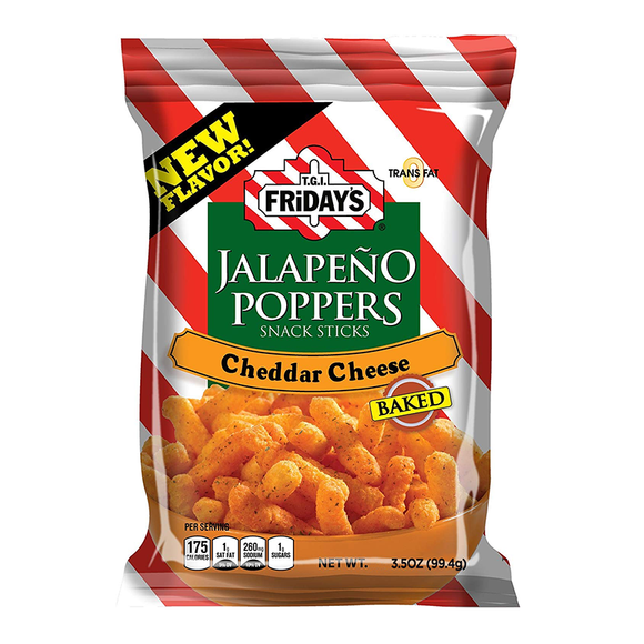 TGI Fridays Jalapeno Poppers Baked Snacks 3.5oz (99g)
