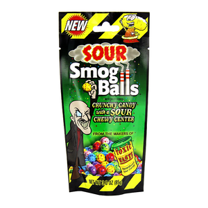 Toxic Waste Sour Smog Balls Gusset Bag - 3oz (85g)