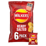 Walkers Ready Salted Crisps 6X25g