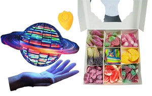 Pick n Mix Box & Flying Hoover Ball Gift Included