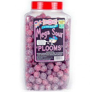 Barnett’s Mega Sour Plooms - 100g