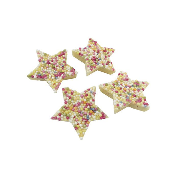 White Chocolate Snowie Stars - 100g