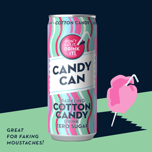 Candy Can Sparkling Cotton Candy Zero Sugar (330ml)
