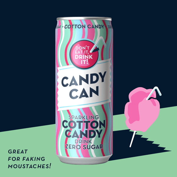 Candy Can Sparkling Cotton Candy Zero Sugar (330ml)