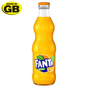 Fanta Orange Glass Bottle