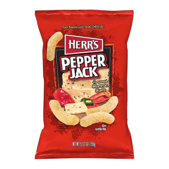 Herr's Pepper Jack Cheese Curls (156g)