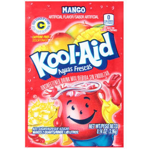 Kool Aid Mango Unsweetened Drink Mix Sachet 0.14oz (3.96g)