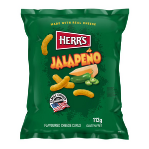 Herr's Jalapeno Cheese Curls - 113g (EU)