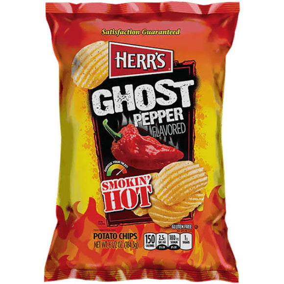 Herr's Smokin' Hot Ghost Pepper Potato Chips - 6.5oz
