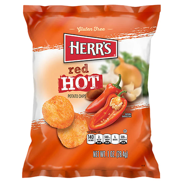 Herr's Red Hot Potato Chips (29g)