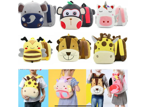 Cartoon Animal 3D Children Backpack