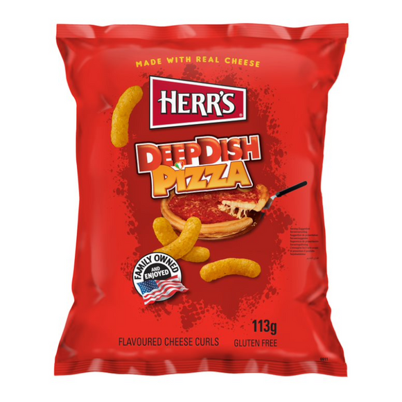 Herr's Deep Dish Pizza Cheese Curls - 113g (EU)