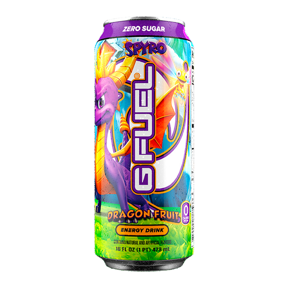 G FUEL - Spyro's Dragon Fruit Zero Sugar Energy Drink - 16fl.oz (473ml)