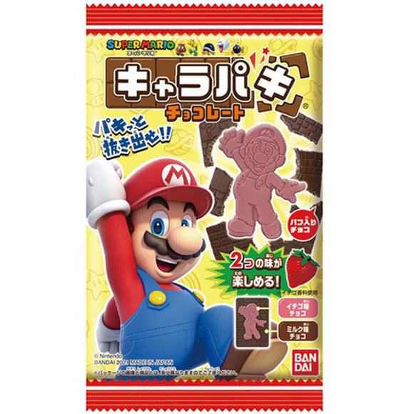Bandai Super Mario Kyarapaki Chocolate 24g