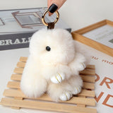 Furry Rabbit keychain