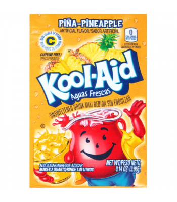 Kool Aid Pineapple Unsweetened Drink Mix Sachet (0.45g)