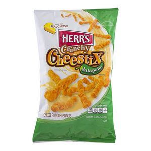 Herr's Jalapeno Crunchy Cheestix 9oz (255.2g)