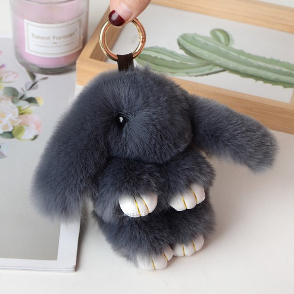 Furry Rabbit keychain