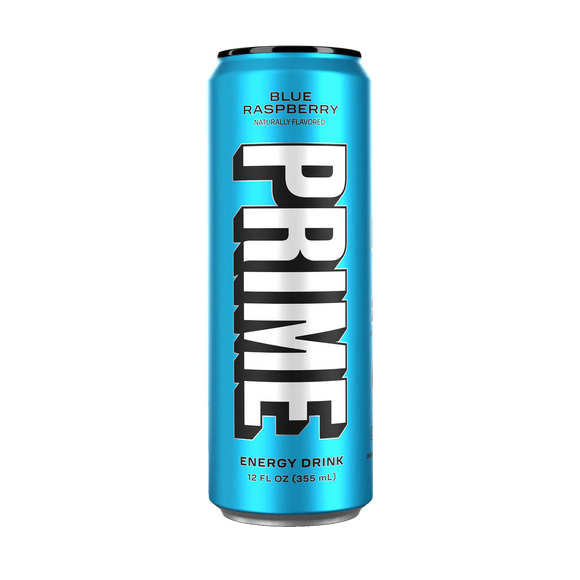 Prime Blue Raspberry Energy Can