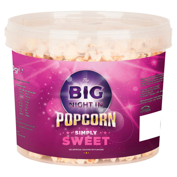 The Big Night In Popcorn Simply Sweet 250g